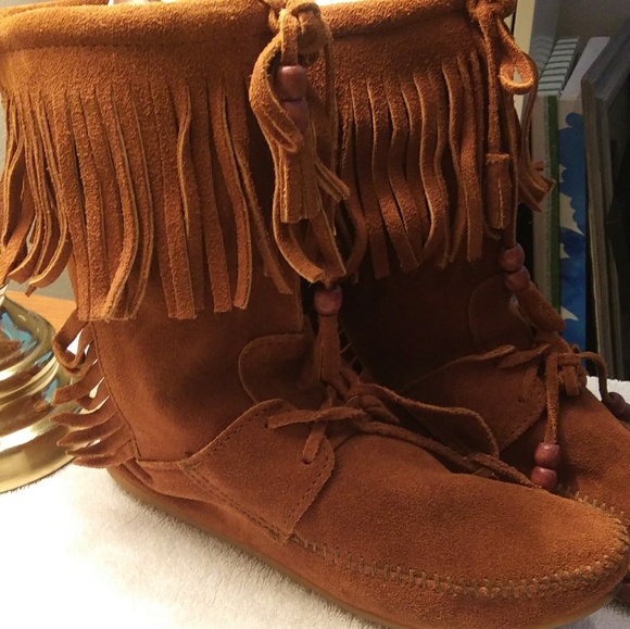 vintage moccasin boots